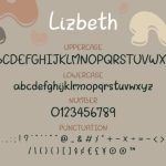 Lizbeth Font Poster 3