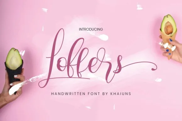 Loffers Font Loffers Font Poster 1