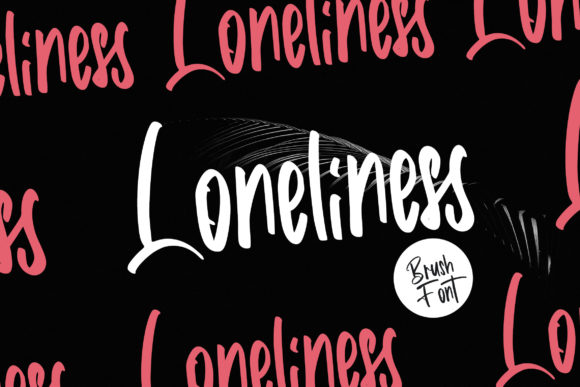 Loneliness Font Poster 1