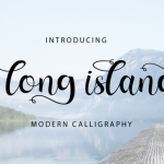 Long Island Font Poster 1