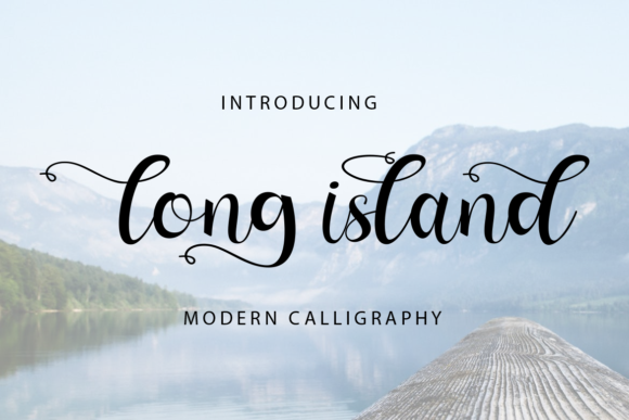 Long Island Font Poster 1