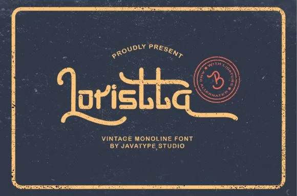 Loristta Font Loristta Font Poster 1