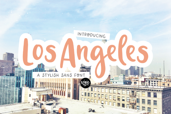 Los Angeles Font Los Angeles Font Poster 1