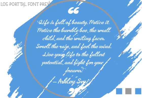 Los Porttal Font Poster 2
