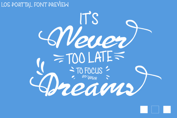 Los Porttal Font Poster 3