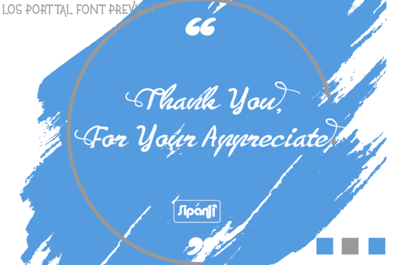 Los Porttal Font Poster 9
