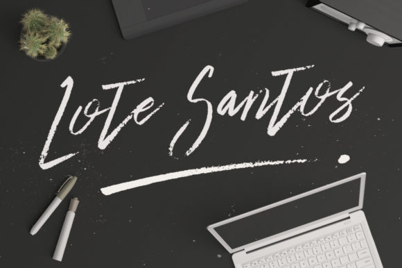 Lote Santos Font Poster 1