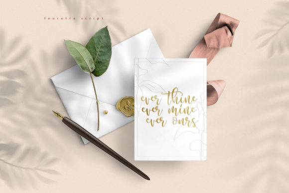 Louretta Font Poster 3
