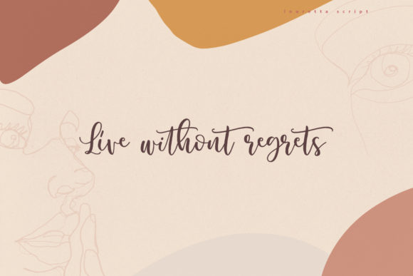 Louretta Font Poster 7