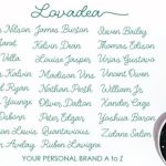 Lovadea Font Poster 6