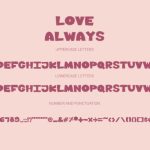 Love Always Font Poster 5