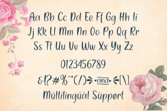 Love and Faith Font Poster 2