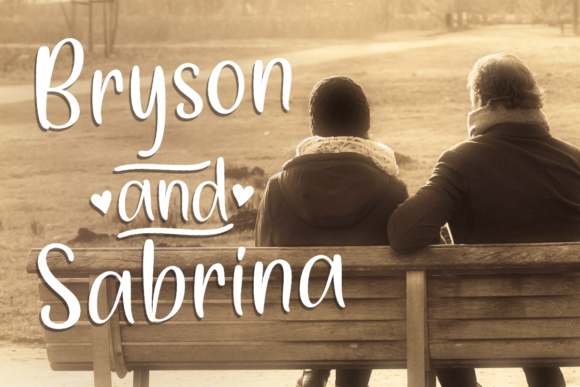 Love and Faith Font Poster 3