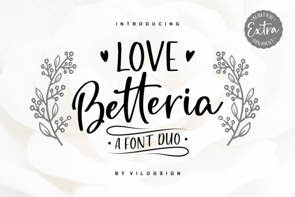 Love Betteria Font Poster 1