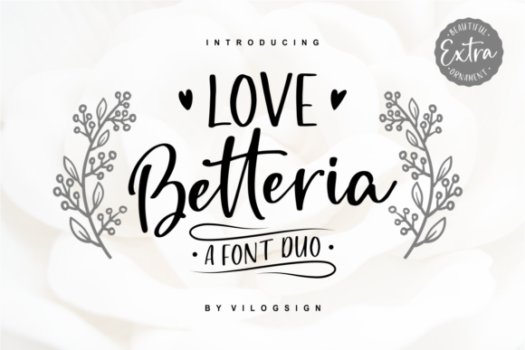 Love Betteria Font Love Betteria Font Poster 1