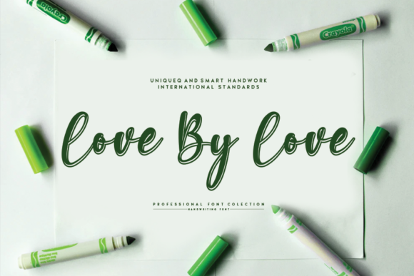 Love by Love Font Poster 1