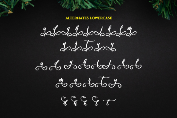 Love Christmas Font Poster 12