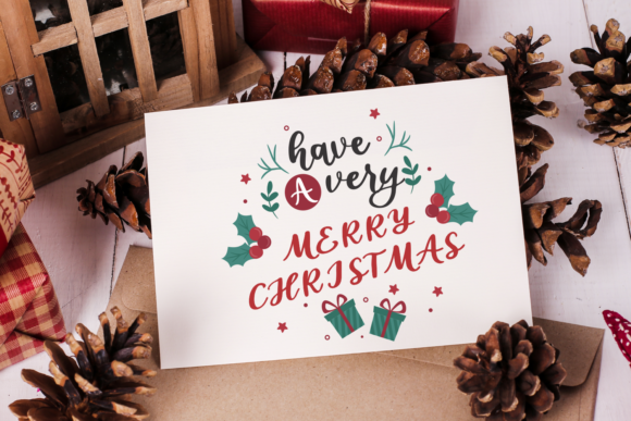Love Christmas Font Poster 5