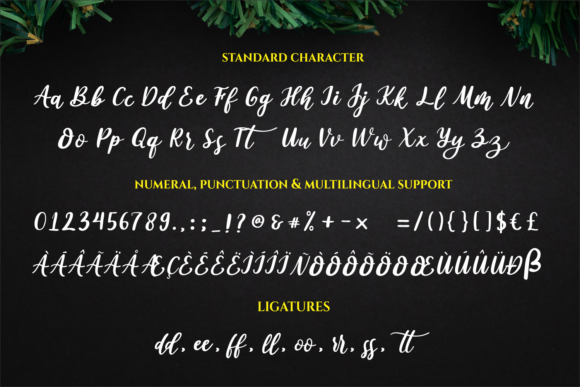 Love Christmas Font Poster 10