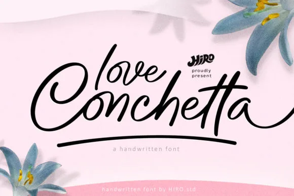 Love Conchetta Font Love Conchetta Font Poster 1