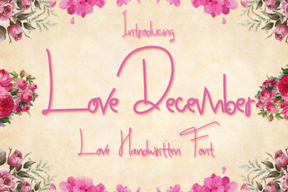 Love December Font Poster 1