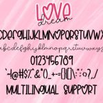 Love Dream Font Poster 8