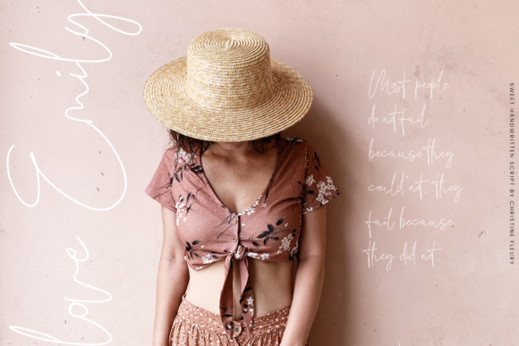 Love Emily Font Poster 3