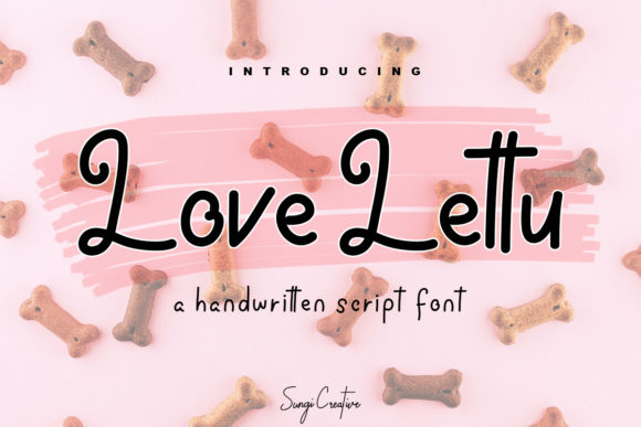 Love Lettu Font Poster 1