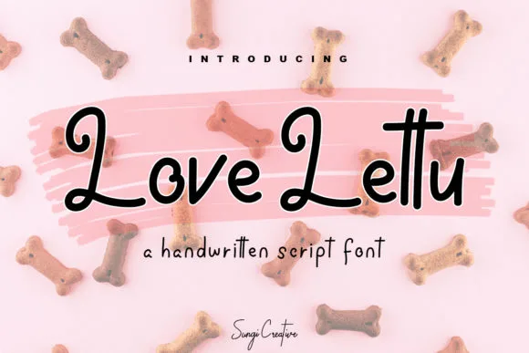 Love Lettu Font Love Lettu Font Poster 1