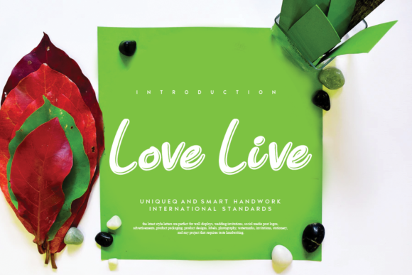 Love Live Font Poster 1