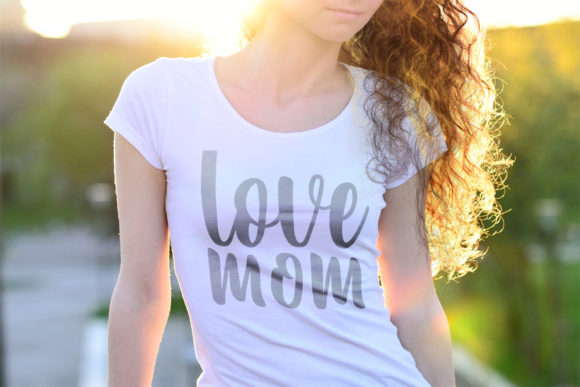 Love Mom Font Poster 3