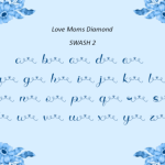 Love Moms Diamond Font Poster 10