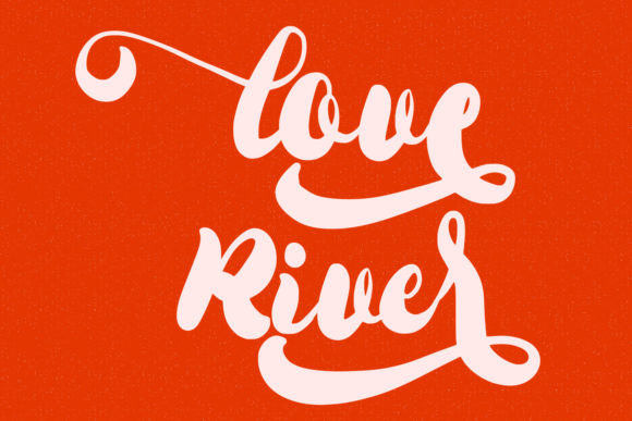 Love River Font Poster 1