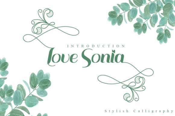 Love Sonia Font Poster 1