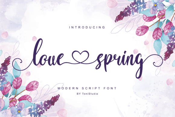 Love Spring Font