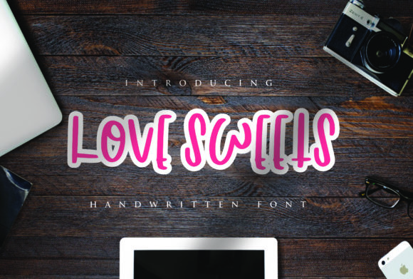 Love Sweets Font Poster 1