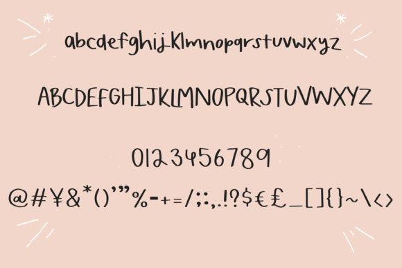 Love the Way You Are Font Poster 6