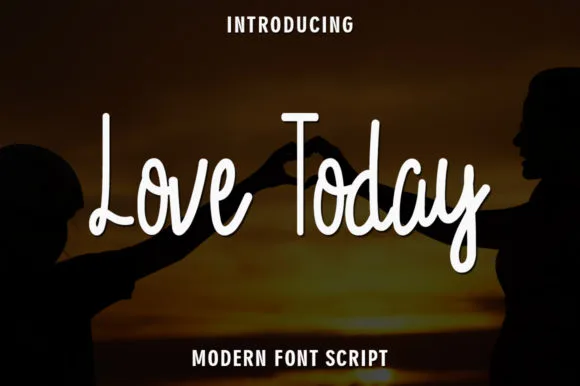 Love Today Font Poster 1