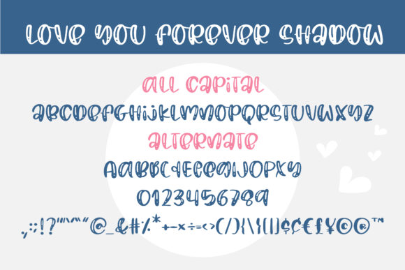 Love You Forever Font Poster 3