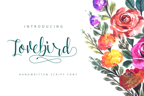 Lovebird Font Poster 1