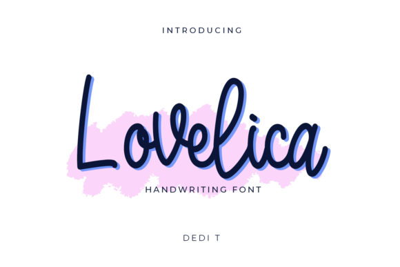 Lovelica Font Poster 1