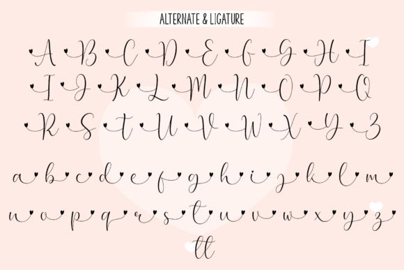 Lovely Font Poster 6
