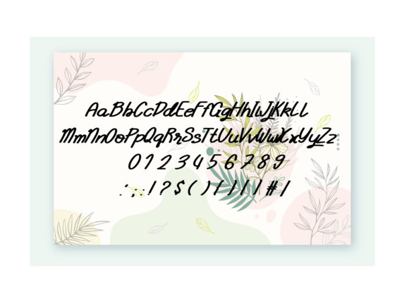 Lovely Font Poster 5