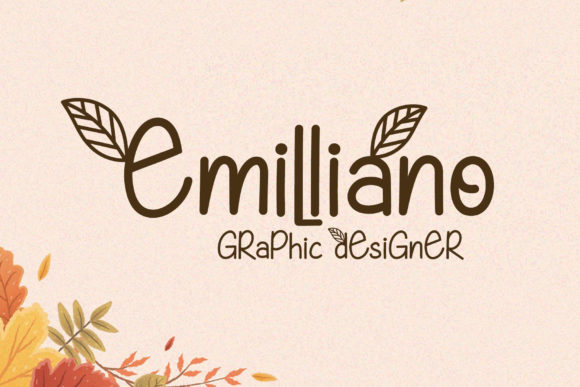 Lovely Autumn Font Poster 2