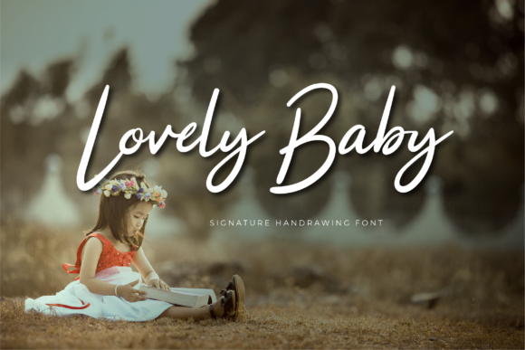 Lovely Baby Font Poster 1