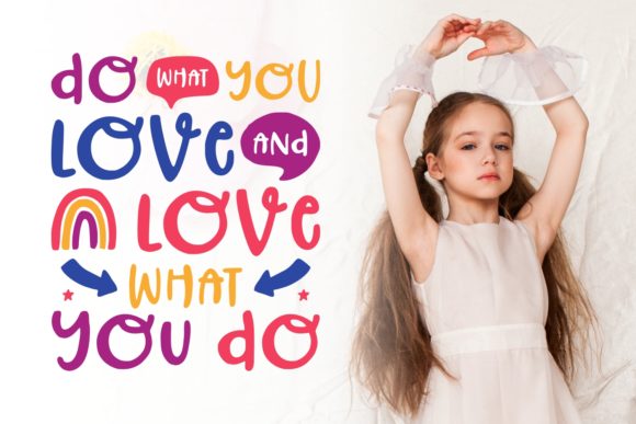Lovely Children Font Poster 4