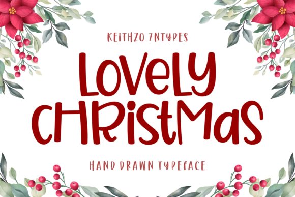 Lovely Christmas Font Poster 1