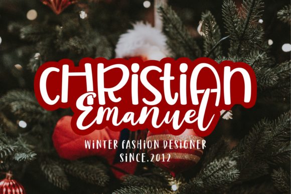 Lovely Christmas Font Poster 4