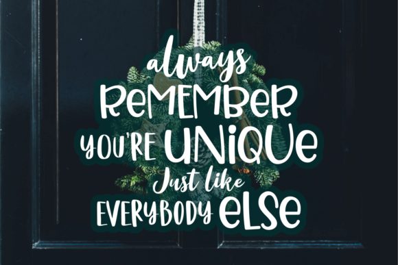 Lovely Christmas Font Poster 6