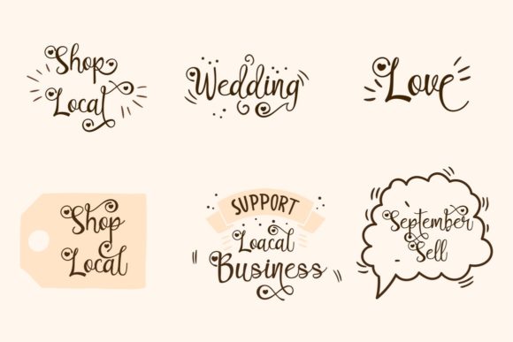 Lovely Couple Font Poster 4